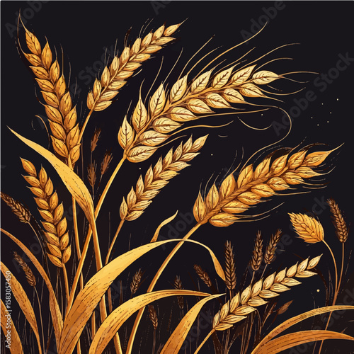 golden wheat background