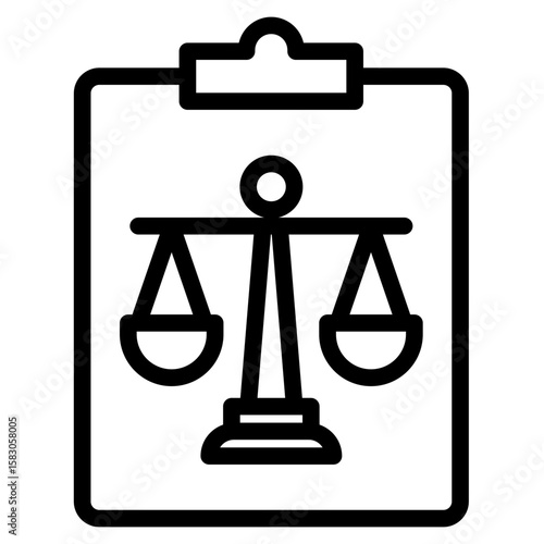 Rules icon in vector illustration