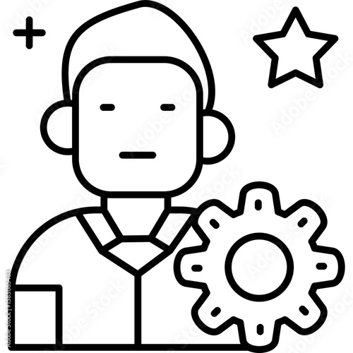 Workforce Icon Vector Element