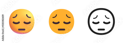 Disappointed But Relieved Face
