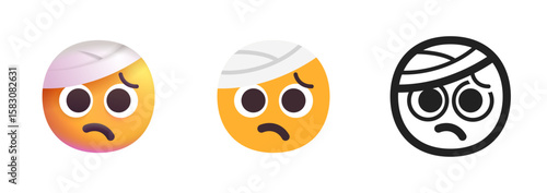 Face With Head-Bandage Icon
