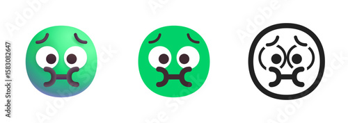 Nauseated Face Icon
