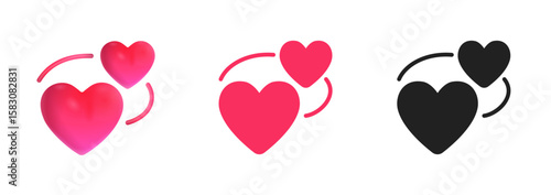 Revolving Hearts Icon
