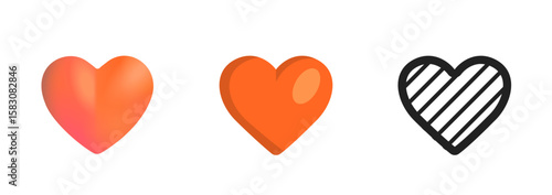 Orange Heart Icon
