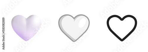 White Heart Icon
