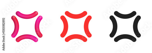 Angry Symbol Icon
