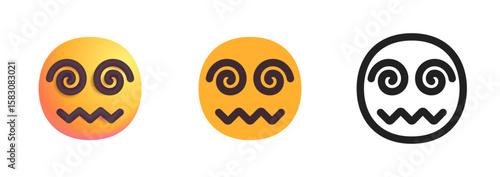 Dizzy Face Icon
