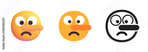 Lying Face Icon
