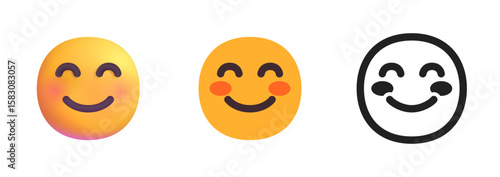 Smiling Face with Smiling Eyes Icon
