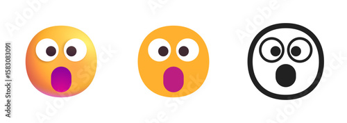 Surprised Face Icon
