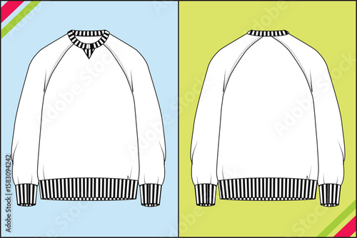 OVERSIZE RAGLAN SWEATSHIRT LONG SLEEVE