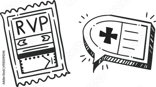 Event Registration and RSVP Icons