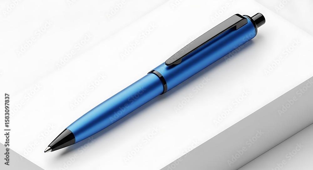 Stylish Blue Pen A Sleek Writing Instrument Design to boost creativity Stylish Blue Pen A Sleek Writing Instrument Design to boost creativity