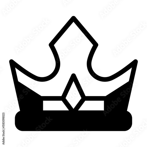 King Crown Solid Black