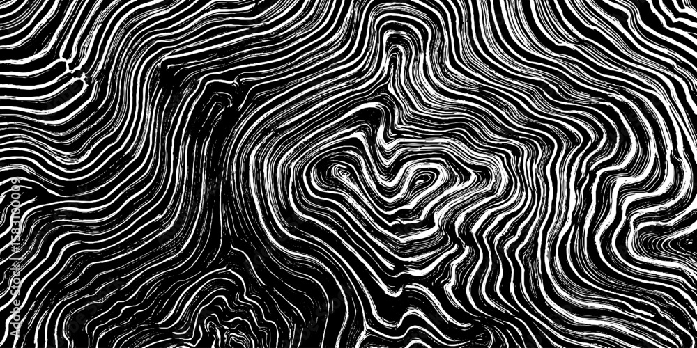custom made wallpaper toronto digitalAbstract fluid topographic lines with distorted contours for modern design