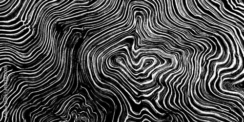 Wallpaper Mural Abstract fluid topographic lines with distorted contours for modern design Torontodigital.ca