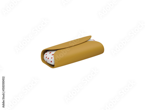 cannoli icon 3d illustration render