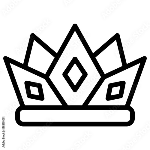 Princess Crown Lineart