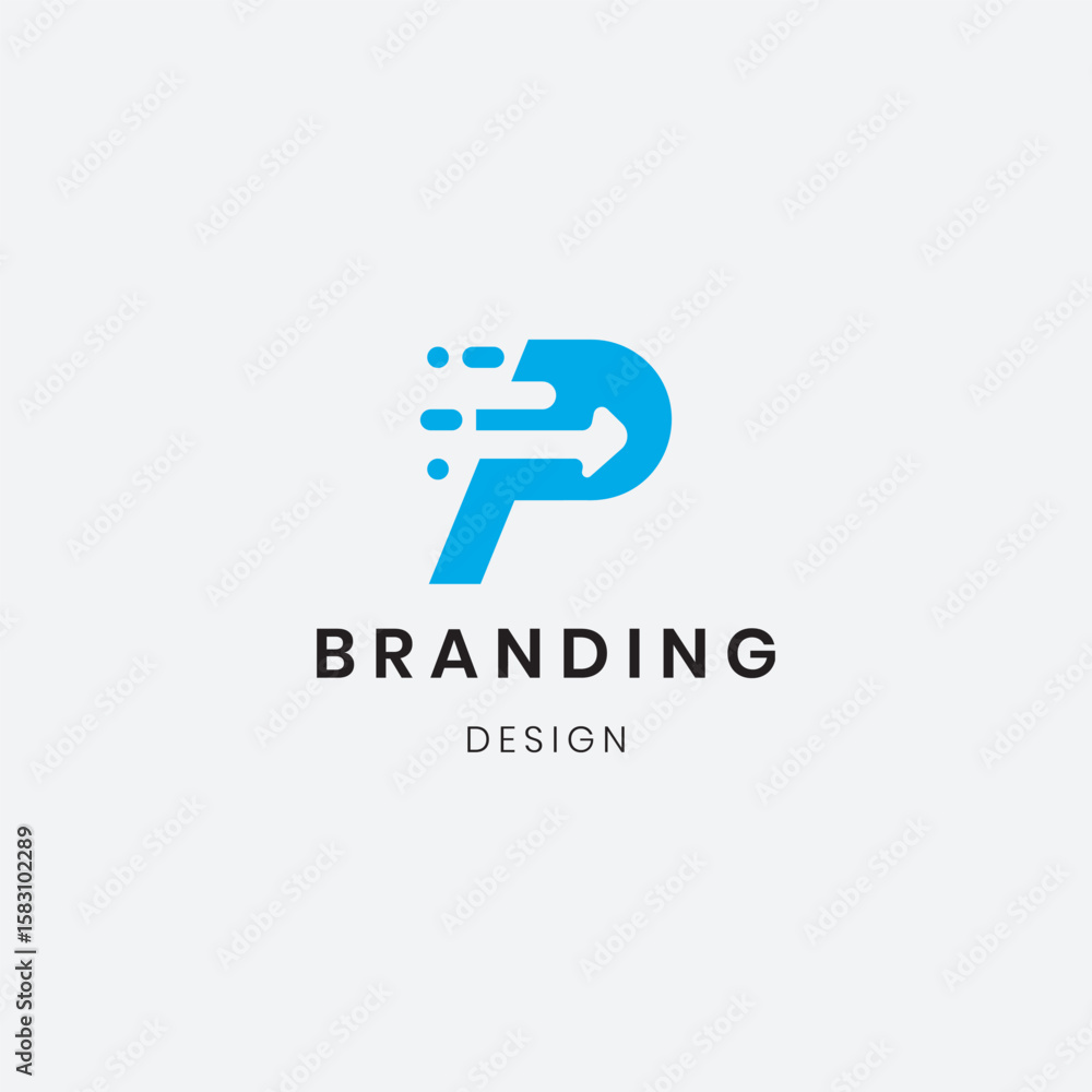 Fototapeta premium A sleek logo design of the letter 