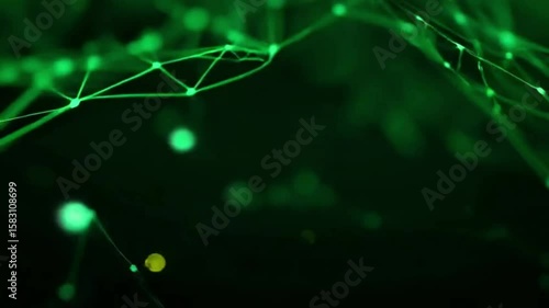Abstract Digital Network: A vibrant and abstract digital network, with interconnected nodes and lines forming a complex web, symbolizing connectivity and data flow in a technological landscape.