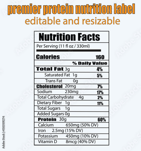 premier protein nutrition label. premier protein label, premier protein shakes label, premier protein shakes nutrition label, premier protein nutrition label protein ingredients 