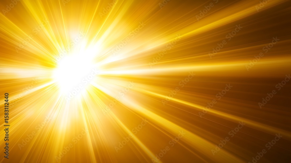 Obraz premium Radiant burst of golden light (2)