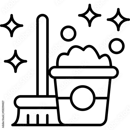 Cleaning Icon Vector Element