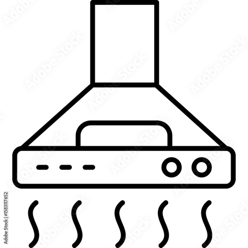 Fume Hood Icon Vector Element