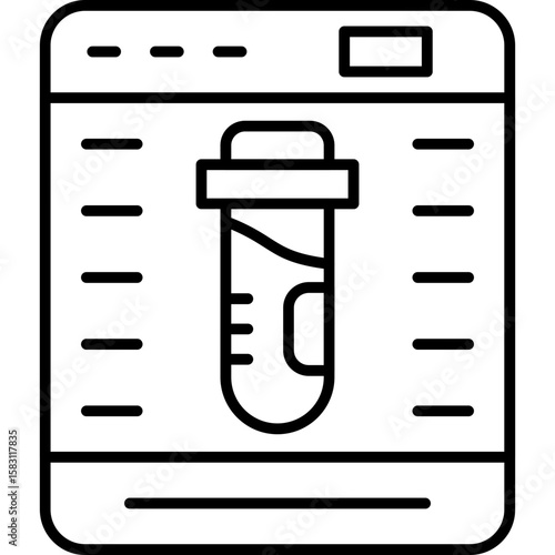 Tester Icon Vector Element