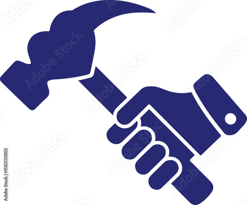 Creative Hammer Vector Design Element