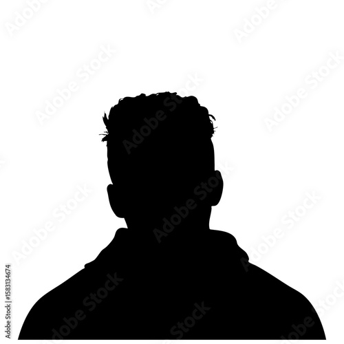 silhouette of a man