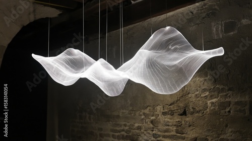 Abstract light sculpture © wayan