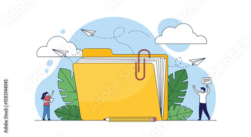 Illustrating digital asset management concepts for effective organization and retrieval of information resources