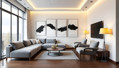 Living Room Decor with Elegant Sofa Designs