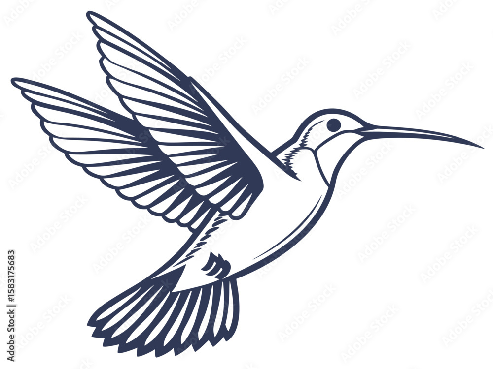 Fototapeta premium vector illustration of a dove