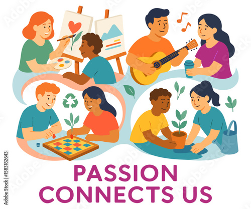 Hobby Friendship Day - Shared Interests Connections