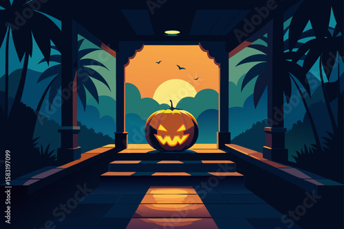 A friendly ghost holding a candle ideal for spooky decor vector illustration