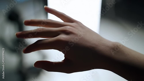 Close Up Of Fair Human Hand Against Bright White Background With Soft Lighting Showing Anatomy And Subtle Textures Suitable For Healthcare Imagery