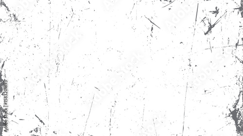 Distressed grunge scratch texture background with dirty edge border. Abstract cracked surface design for vintage overlay use.