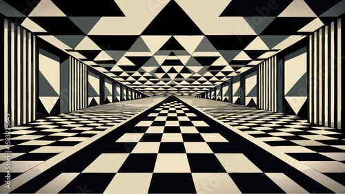 black and white abstract background