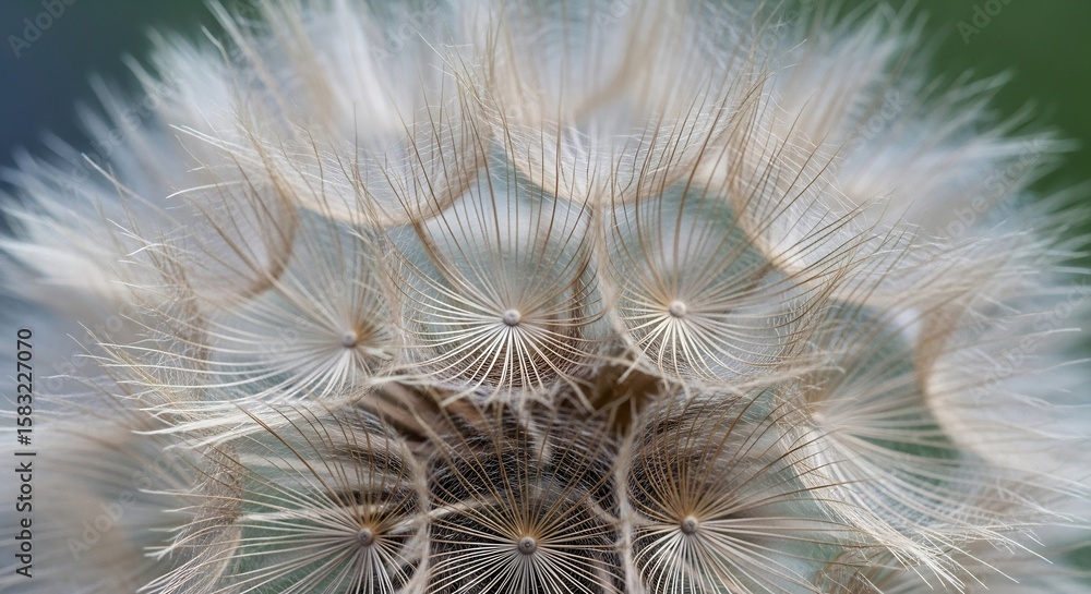 Fototapeta premium close up of dandelion seeds