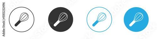 Whisk icon, simple flat style, illustration, logo sign symbol pictogram template, for ui or ux.