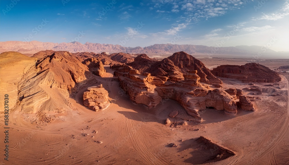 Fototapeta premium timna park eilat israel aerial landscape view