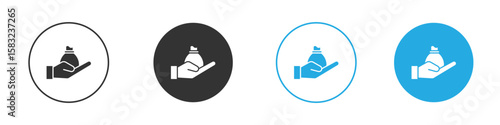 Inheritance law icon, simple flat style, illustration, logo sign symbol pictogram template, for ui or ux.