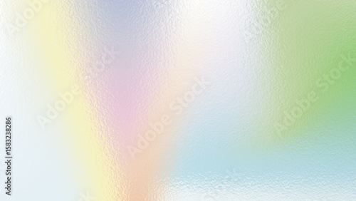 Metallic silver iridescent and holographic rainbow foil texture background. Vector illustration