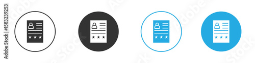 Criminal record icon, simple flat style, illustration, logo sign symbol pictogram template, for ui or ux.