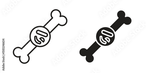 Multiple myeloma icon in flat and liner trendy style for app ui designs