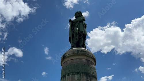 Statue of Vercingetorix in Alesia, France – Monument to the Gallic Chieftain and Historic Leader

