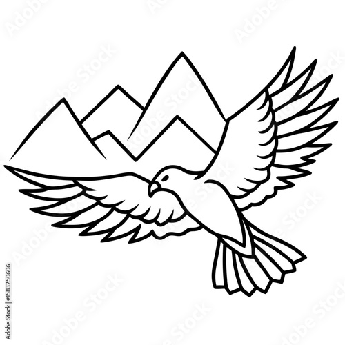 Wallpaper Mural Wings Above the Wilderness Torontodigital.ca