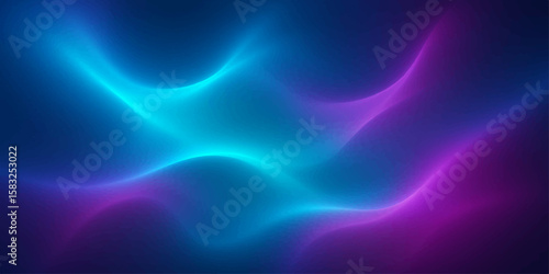 Abstract blue and purple background with flowing lines and smooth wave patterns